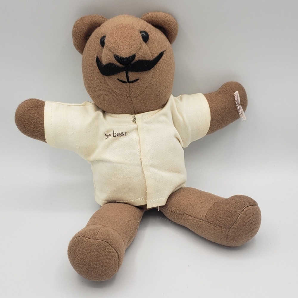 Barber Barbear Teddy Bear Plush Handcrafted‎ Solid